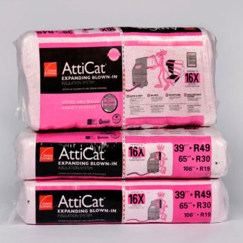 L38a Atticat Expanding Blown In Pink Fiberglas Insulation 28 5 Lb Bag