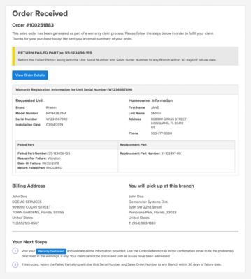 Warranty User Guide Acme Refrigeration