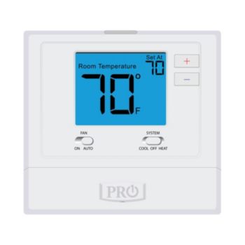 Pro1 T701 - Non-Programmable Thermostat, 1H/1C With 4 Square Inch